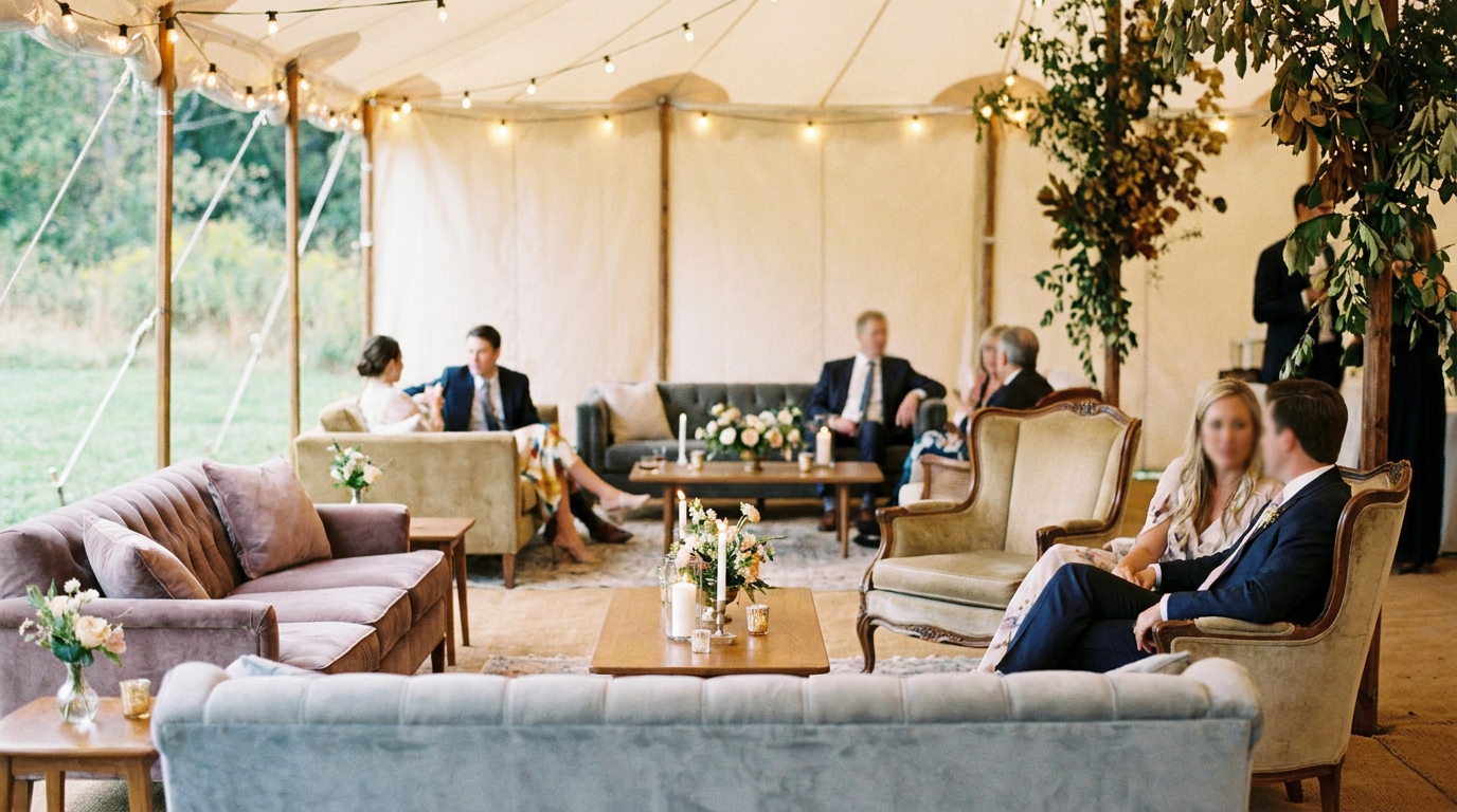 Illustration de l'article « Mariage : l'art d'aménager un espace lounge élégant »
