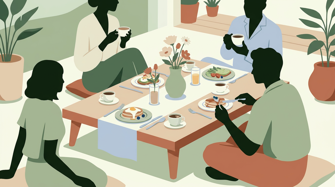 Illustration de l'article « Mariage : l'art d'un brunch de lendemain chic »