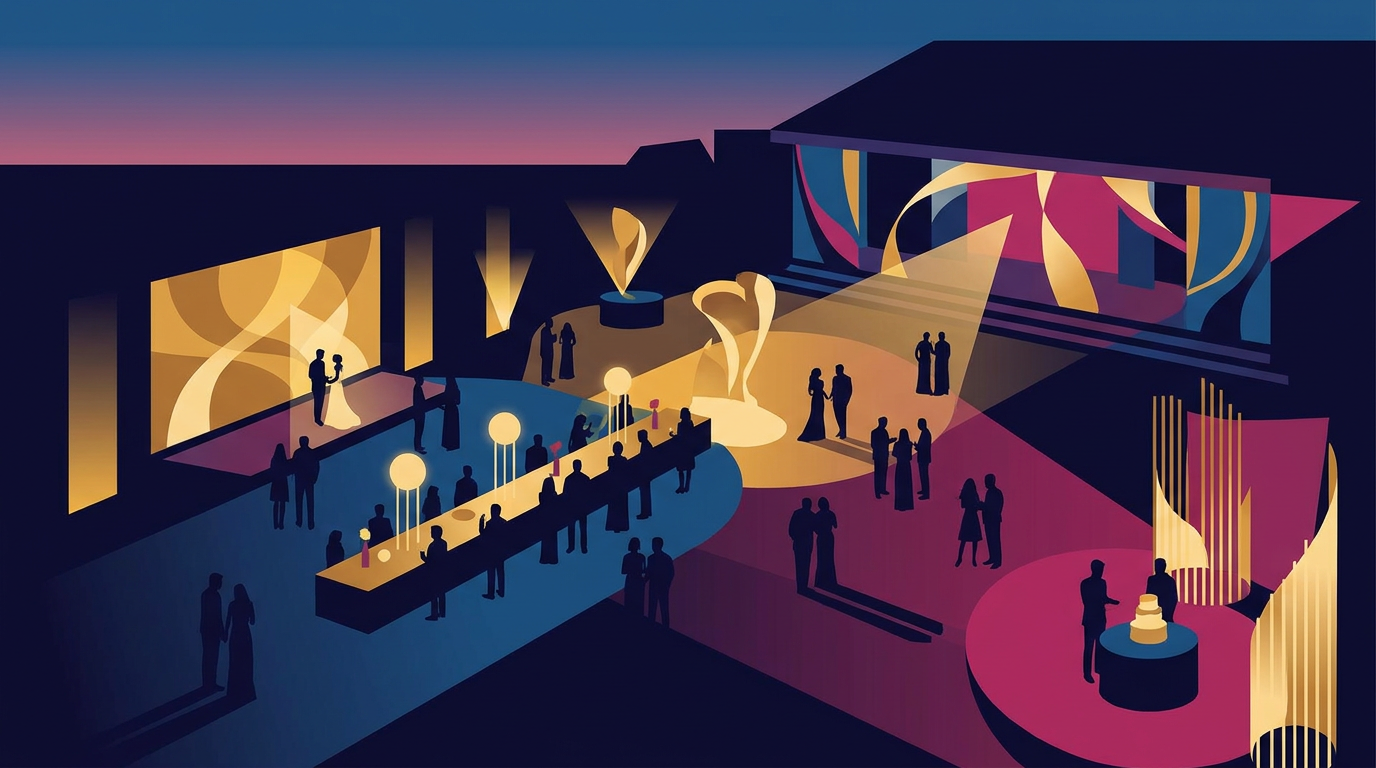 Illustration de l'article « Mariage : l'art de la mise en lumière scénographique »