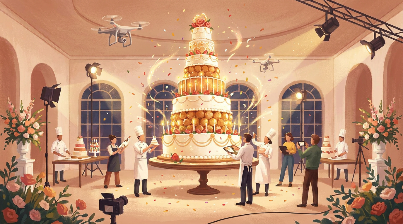 Illustration de l'article « Sublimer la pièce montée : l'art du cake show »