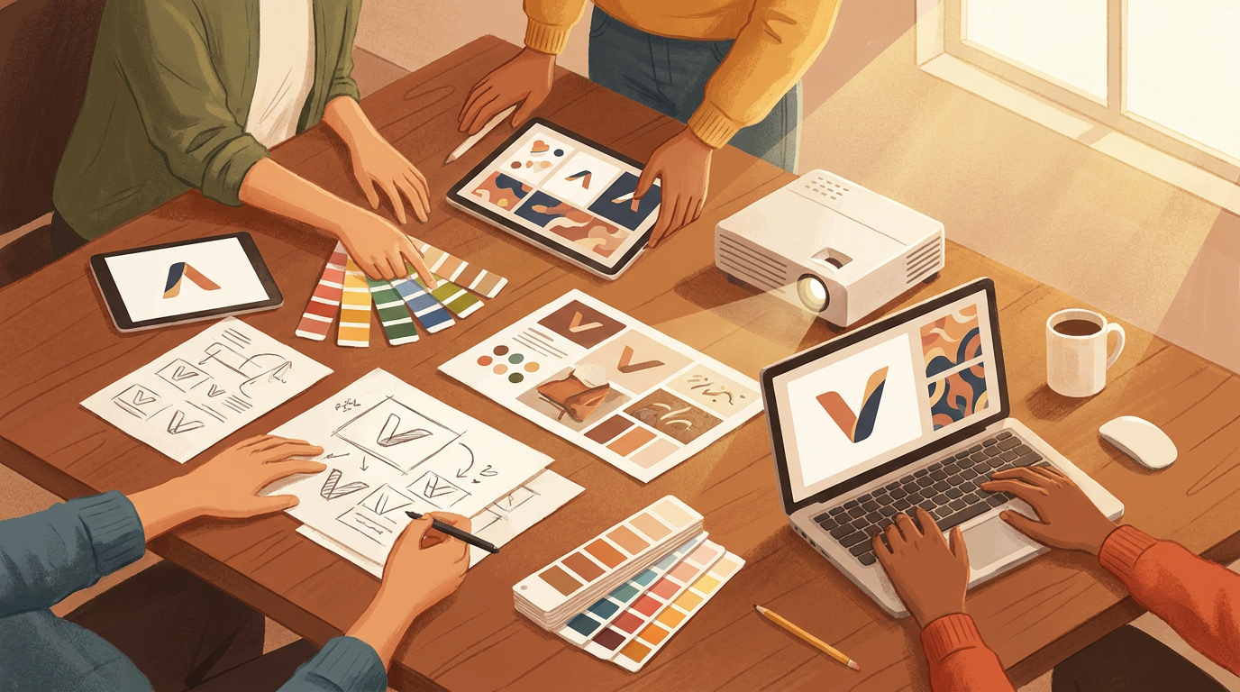 Illustration de l'article « Signature visuelle : affirmer votre identité de marque »
